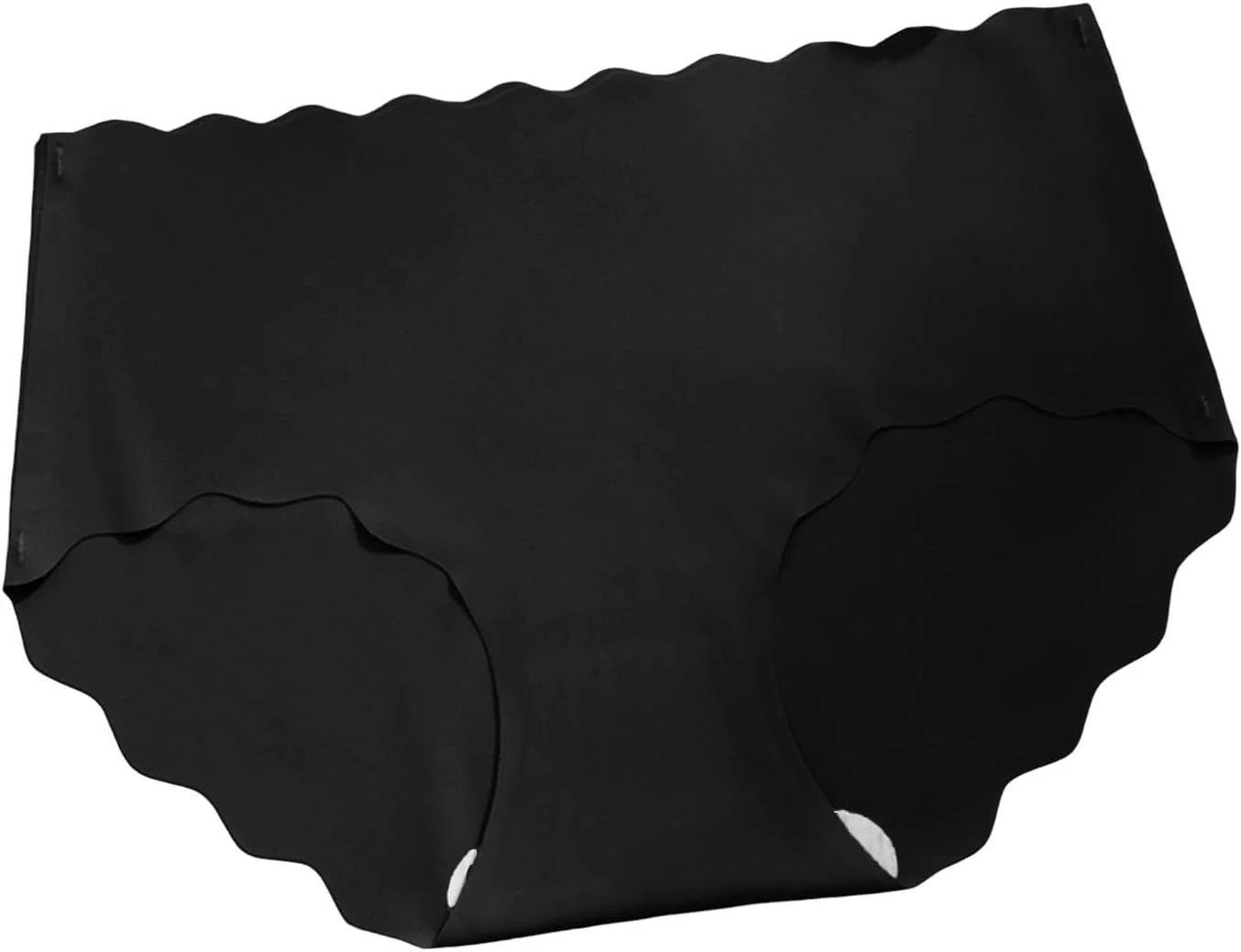 Seamless Scalloped Sport Briefs for Women Comfort Underwear