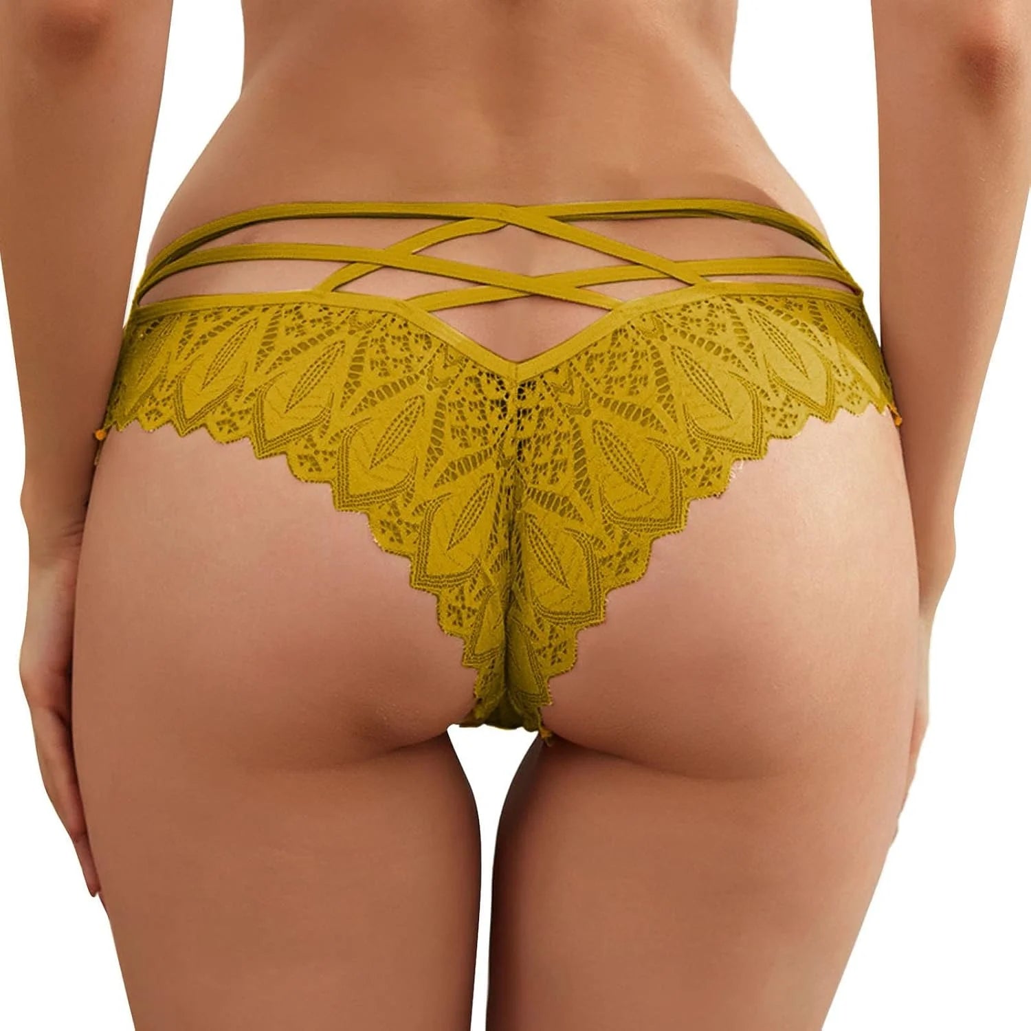 Women Panties Lace Sexy Naughty Panty Seamless Criss-Cross Lingerie High Rise Thongs Plus Size Underwear