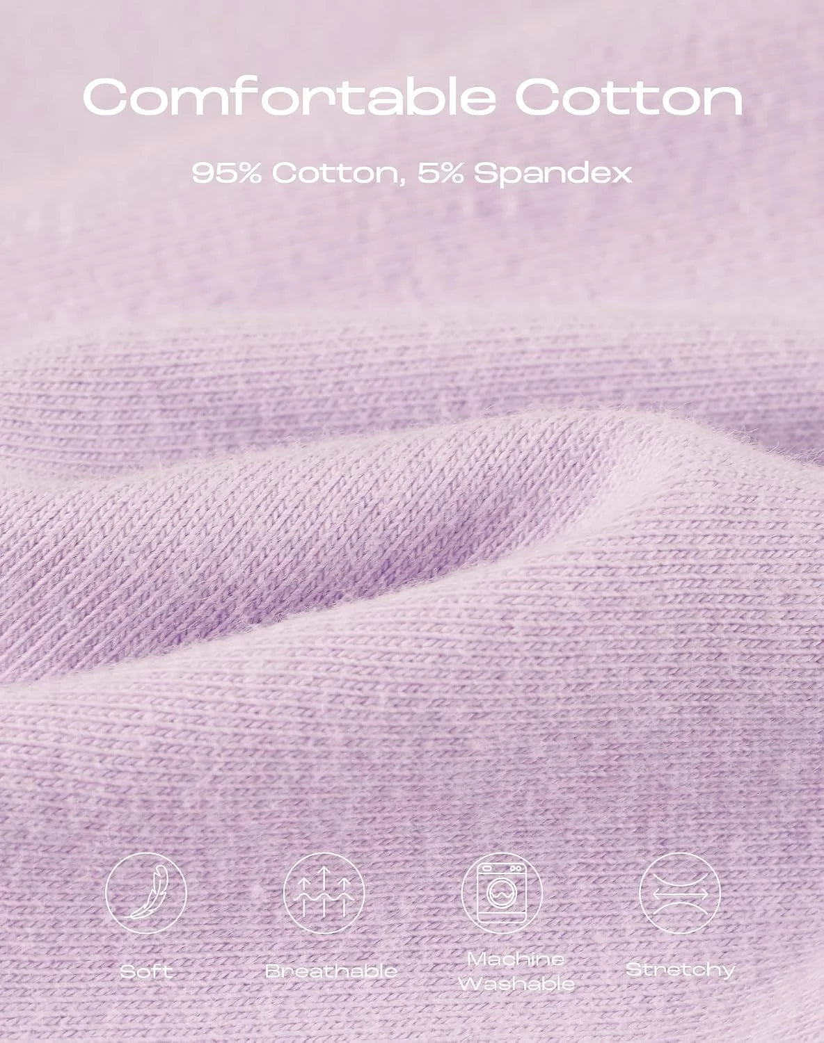 INNERSY Women's Cotton Boyshorts Underwear 3-Pack
