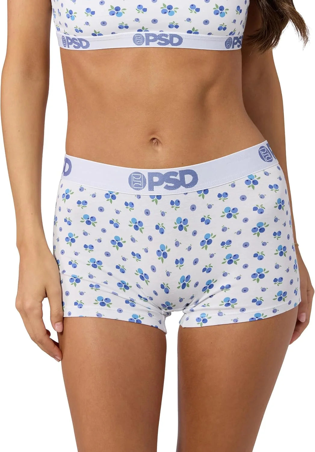 PSD Women's Various Print Boy Shorts - Full Coverage Women's Underwear - Comfortable Stretch Panties for Women