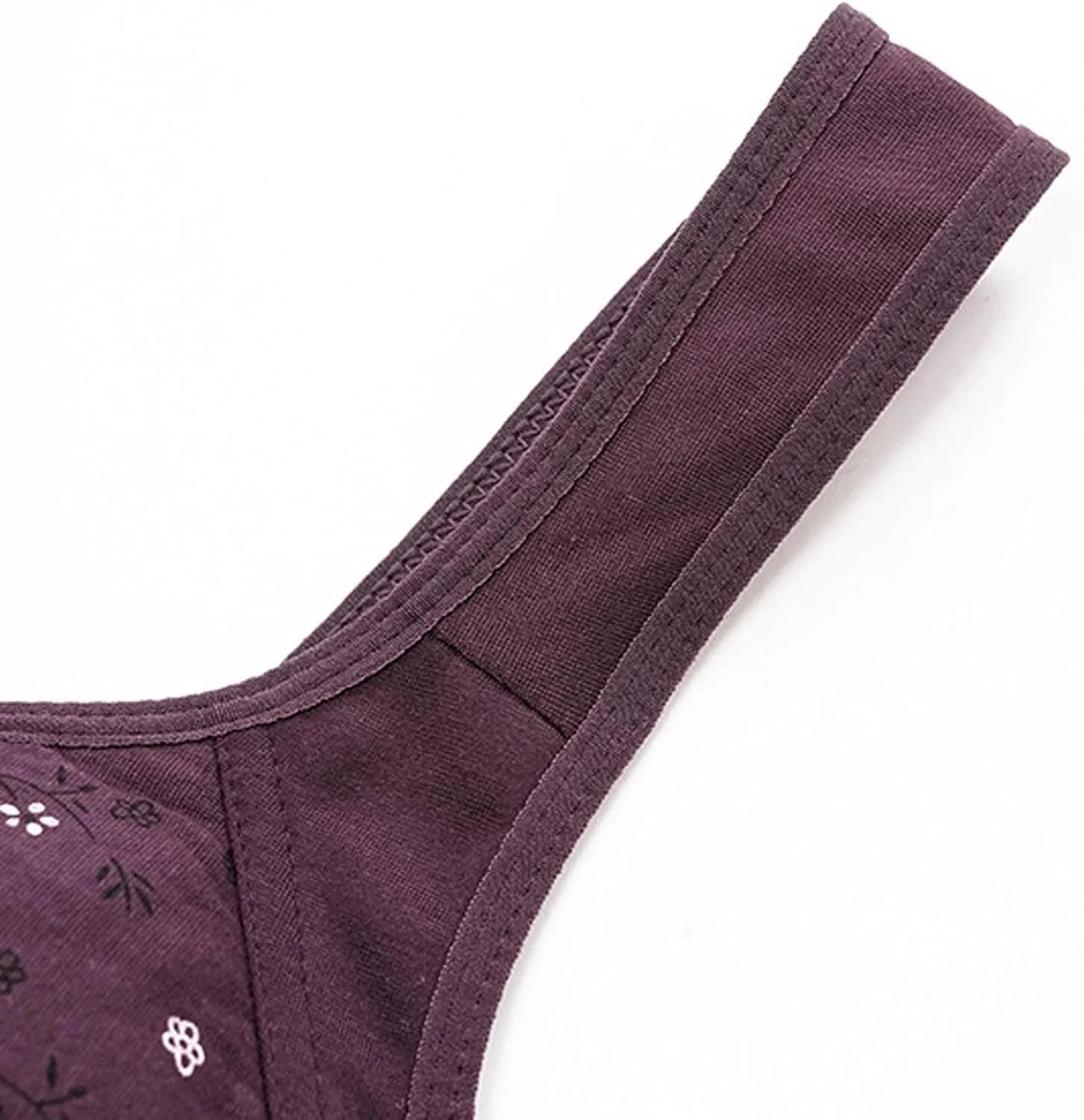 Daisy Bras for Older Women Front Button Close Convenient Everyday Bra 2025 New Comfortable No Underwire Gathering Bra