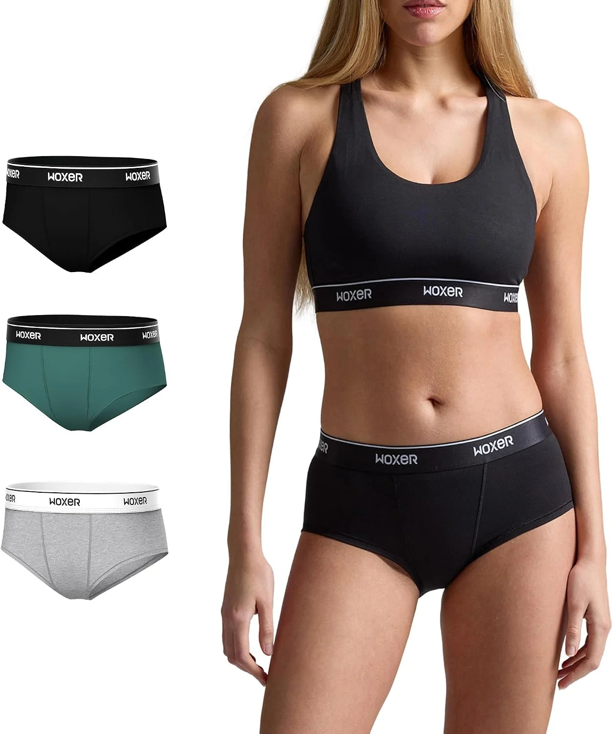 Woxer Women’s Classic Seamless Boyshort Panties, Soft Modal Fabric with No Roll Inseam, Chafe-Free, Breathable Design