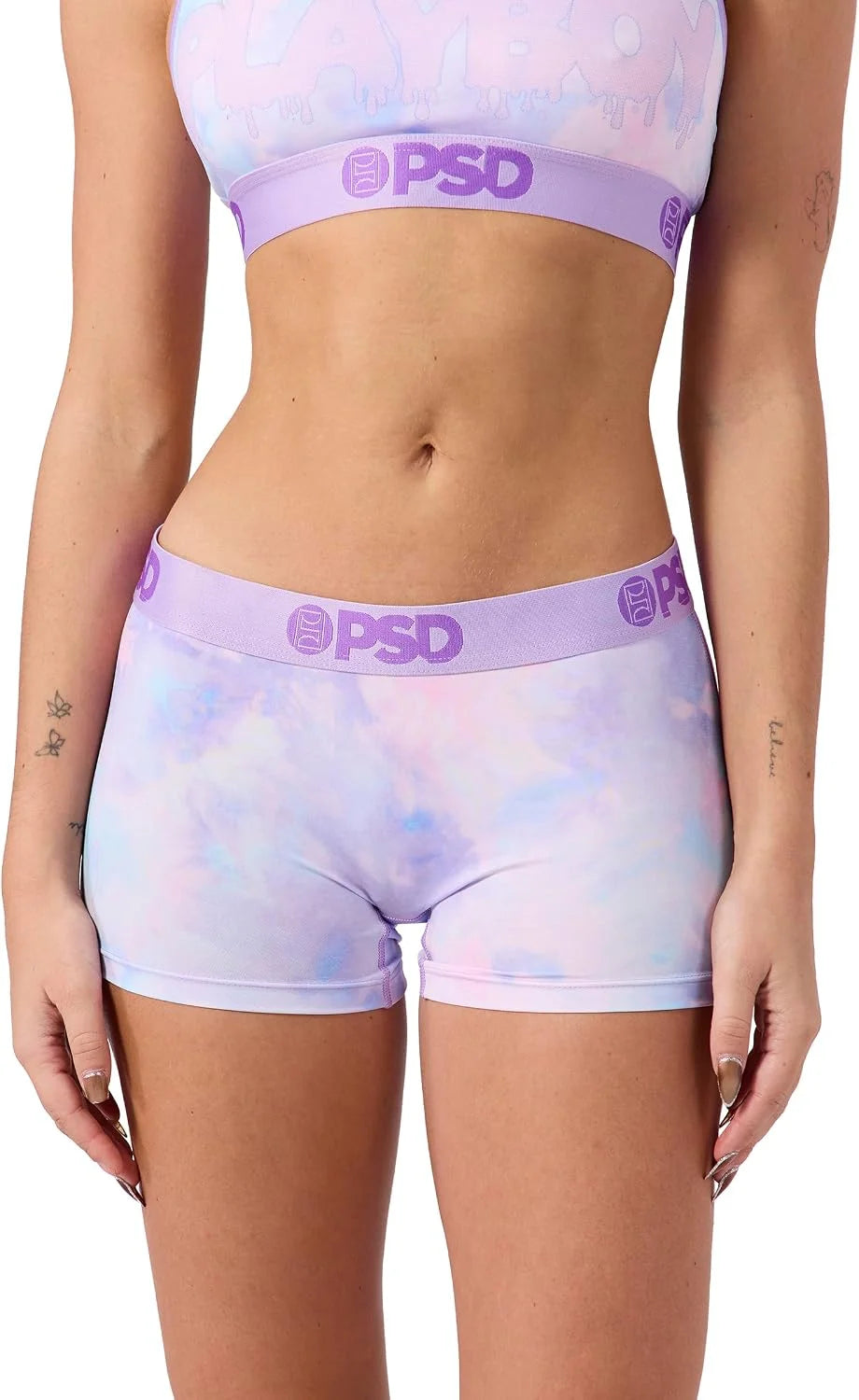 PSD Women's Various Print Boy Shorts - Full Coverage Women's Underwear - Comfortable Stretch Panties for Women