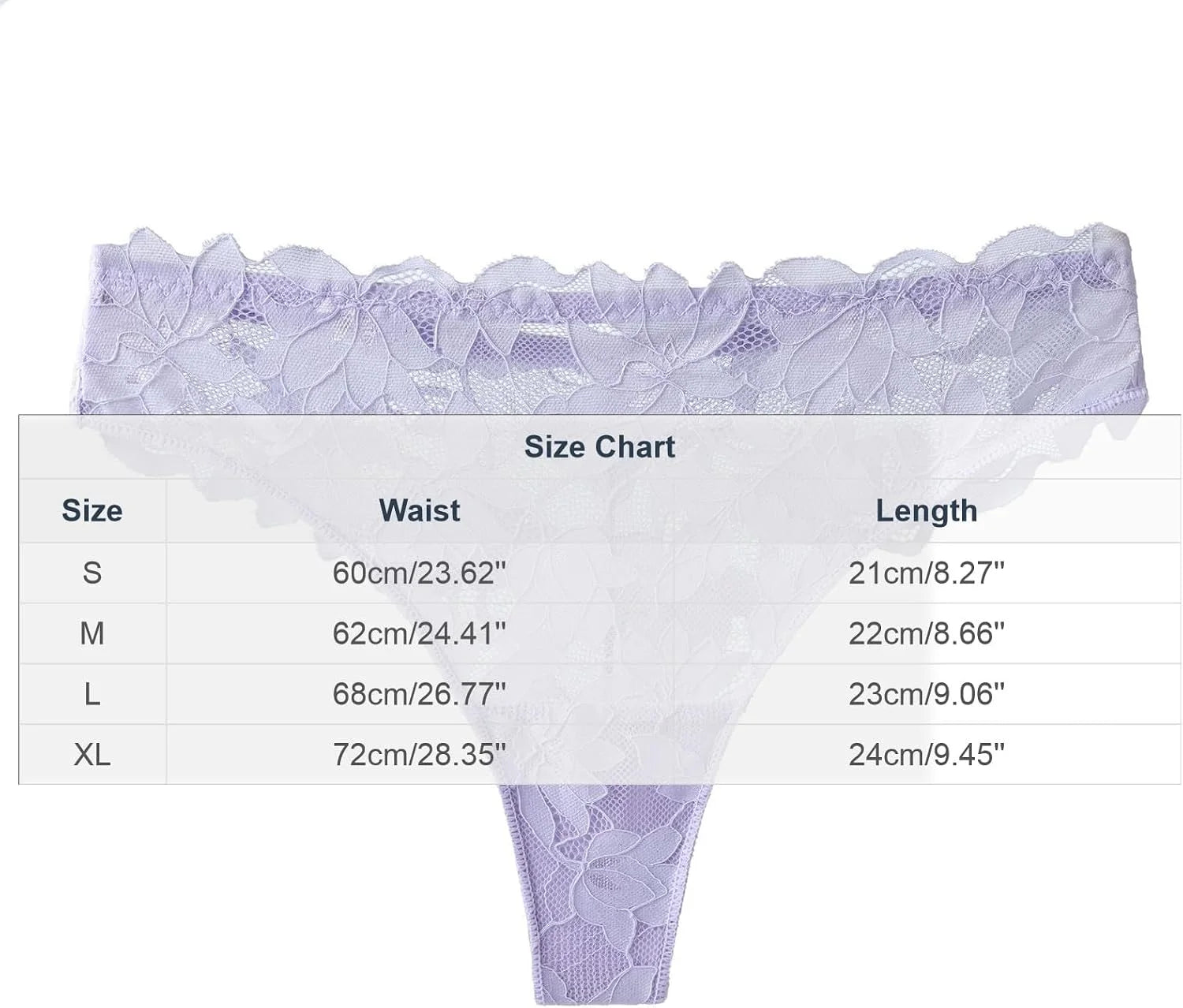 High Waist Lace Underwear for Women Sexy Thong Panties