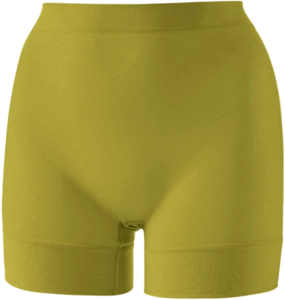 Womens High Waisted Seamless Stretch Shorts Under Dress Underwear