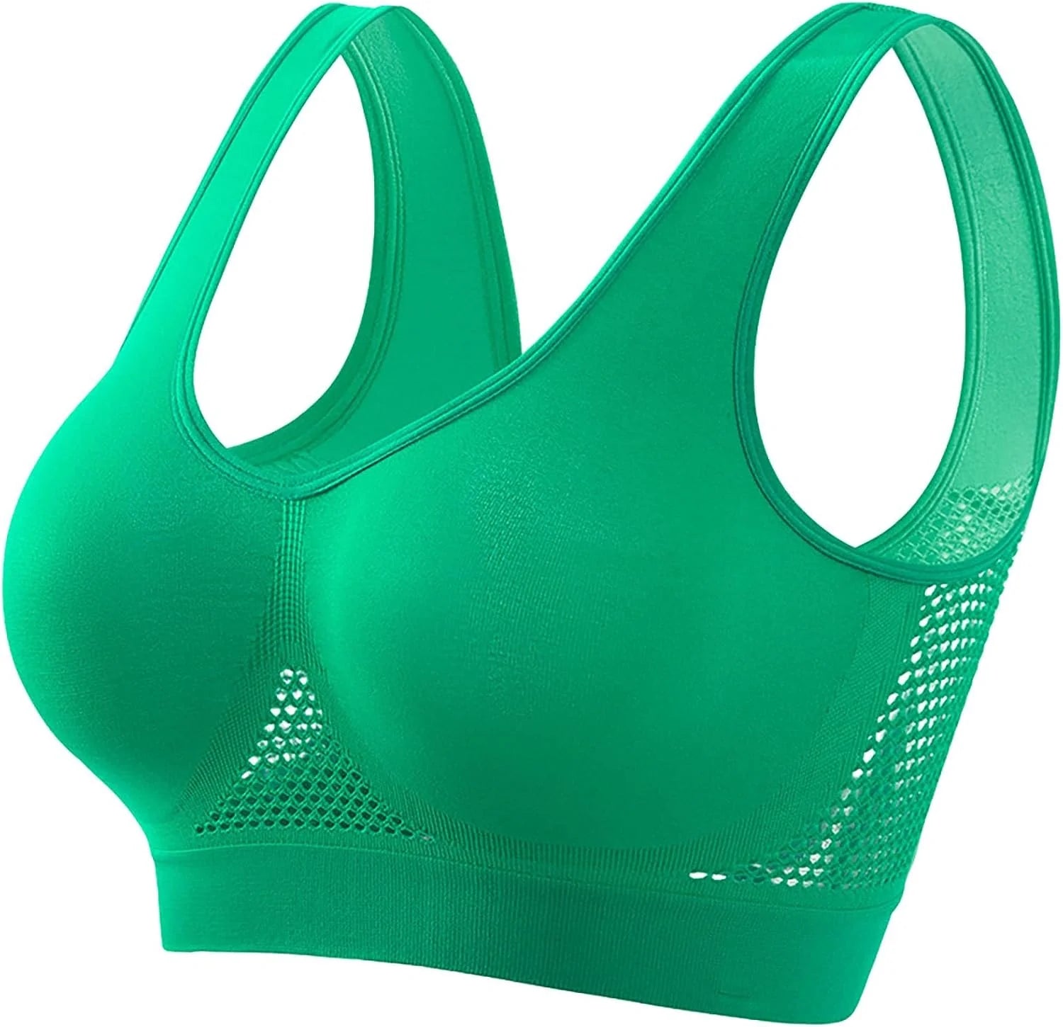 Breathable Bras for Women No Steel Ring Plus Size Soft Cool Liftup Air Bra No Underwire High Support Underwear