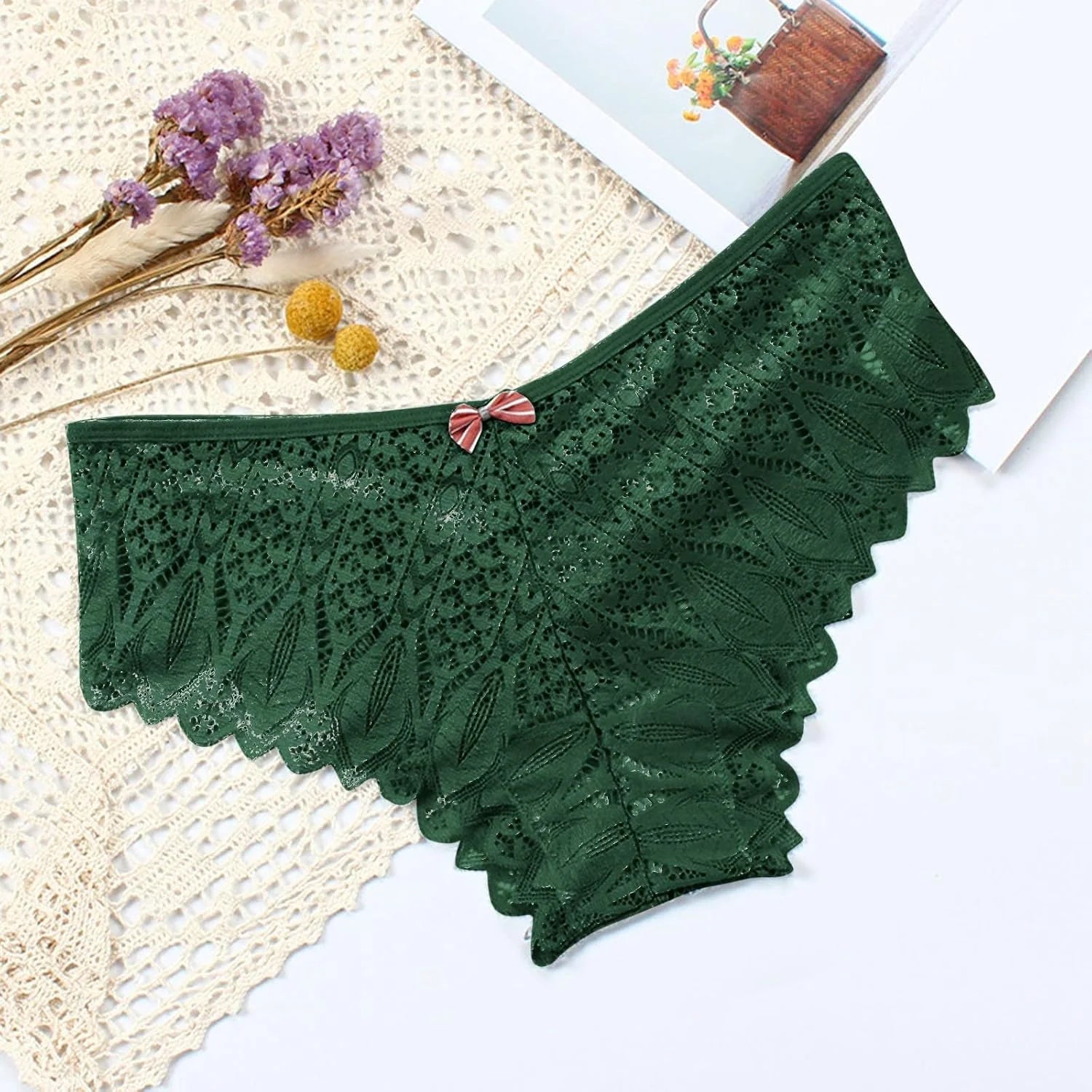 Women Panties Lace Sexy Naughty Panty Seamless Criss-Cross Lingerie High Rise Thongs Plus Size Underwear