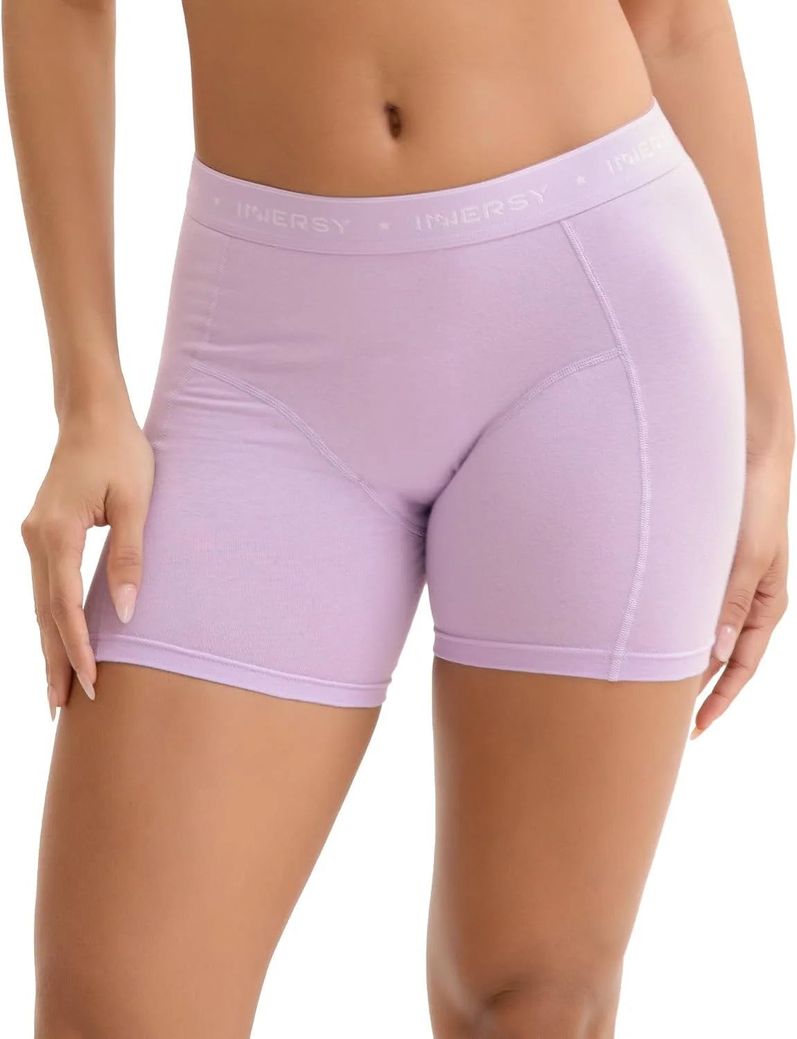INNERSY Women's Cotton Boyshorts Underwear 3-Pack