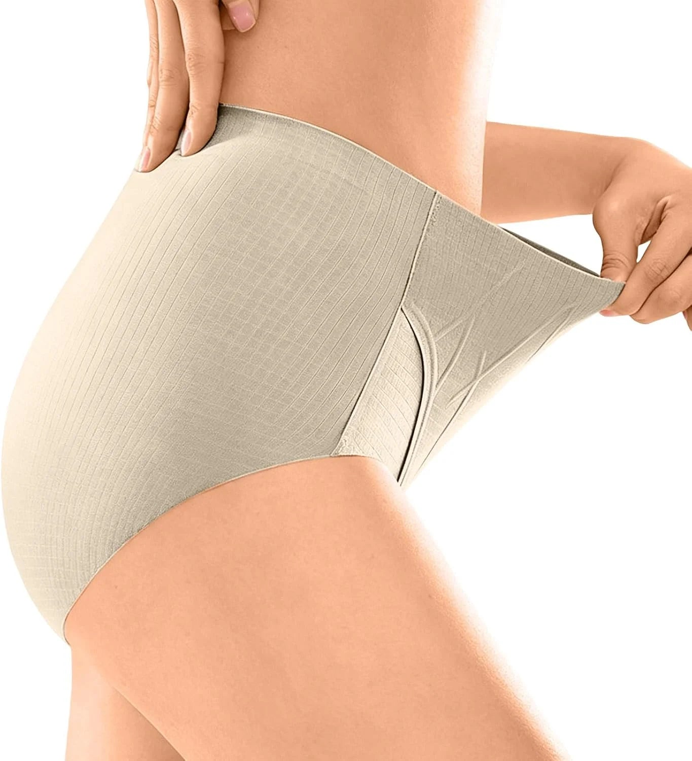 Mid Waist Shapewear Briefs for Women Tummy Control Underwear