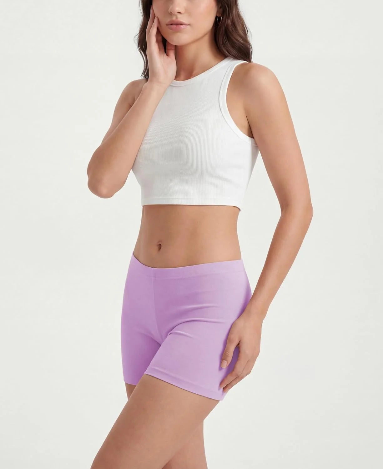 Sexy Basics Women's Ultra Soft Mini Bike Short | Spandex Workout Trunk Boxer | Multi Packs & Colors