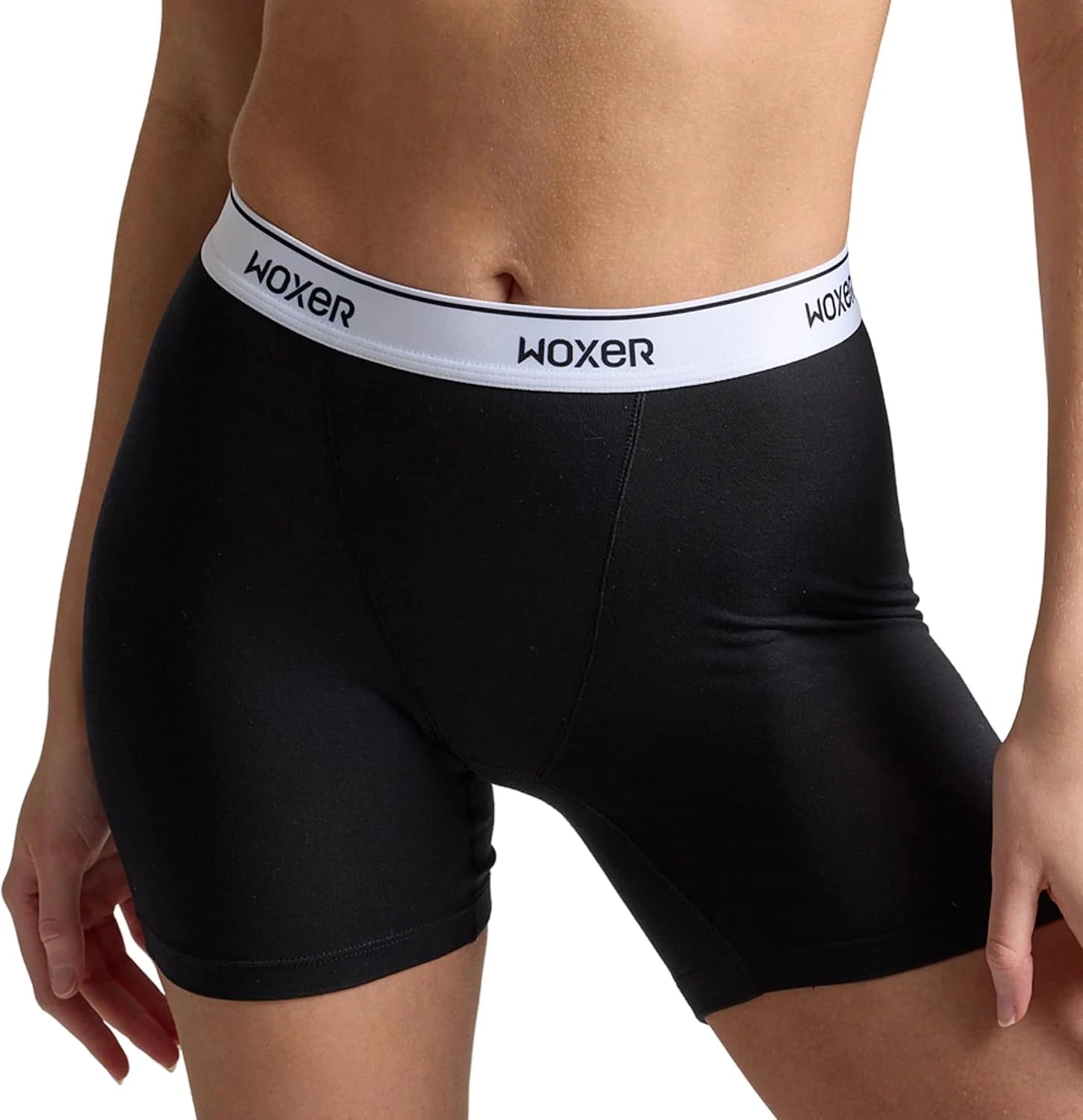 Woxer Womens Baller 5" High Waisted Boy Shorts Underwear – Seamless Boxer Briefs, Boyshort Panties, No Show Women’s Boxers