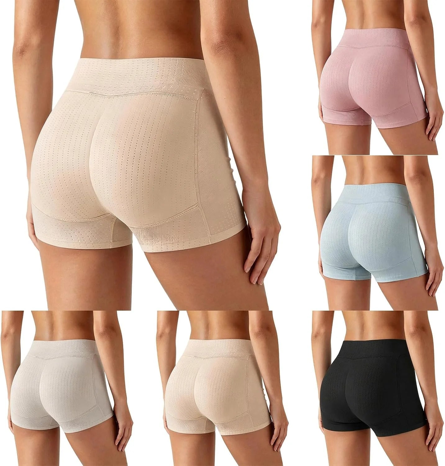 HGps8w Women's Mid-Waist Boyshorts Panties - Seamless High Waisted Underwear Full Coverage Boxer Briefs