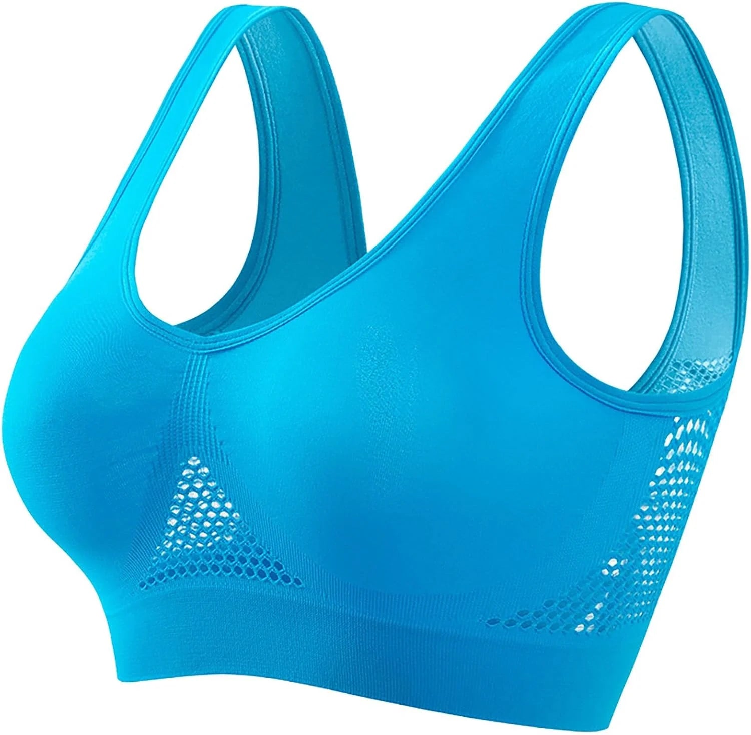 Breathable Bras for Women No Steel Ring Plus Size Soft Cool Liftup Air Bra No Underwire High Support Underwear