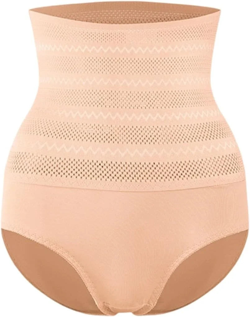 High Waisted Hollow Seamless Shapewear Briefs for Women Underwear
