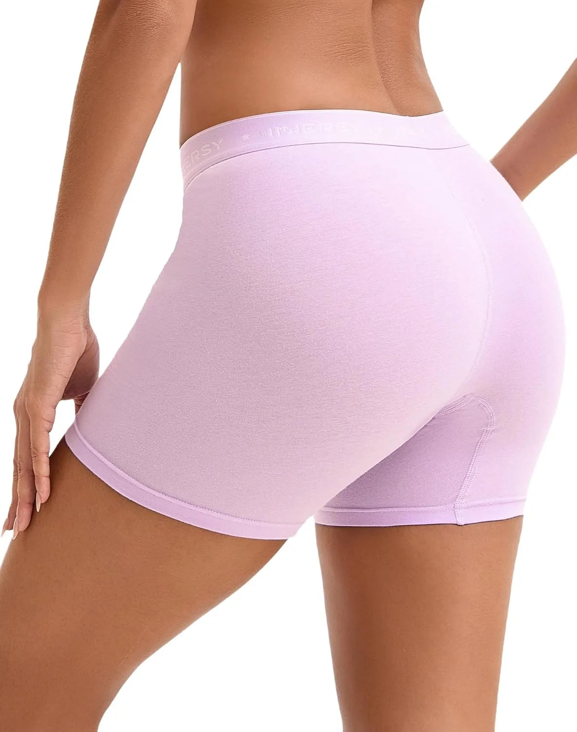INNERSY Women's Cotton Boyshorts Underwear 3-Pack