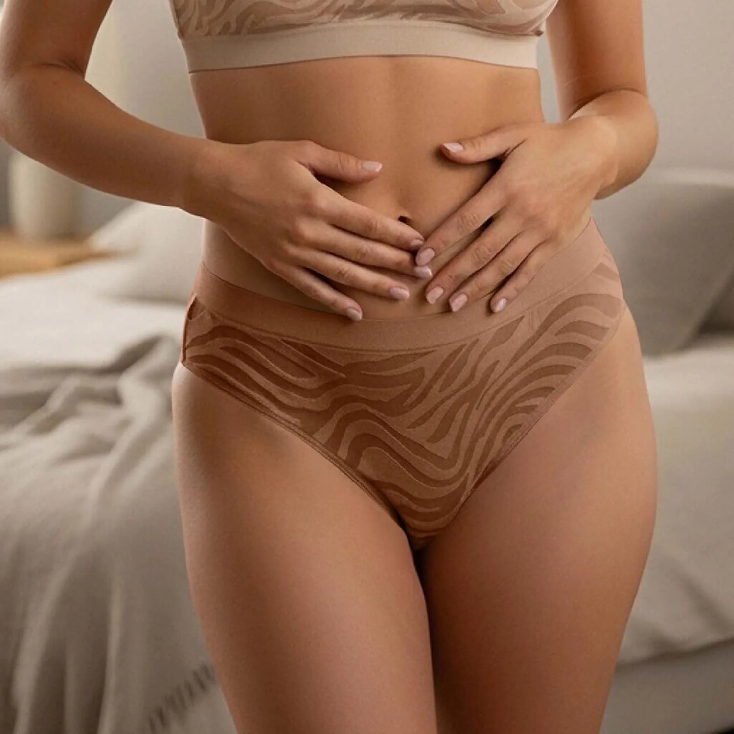 Womens Seamless Yoga Thong Low Waist Sexy Brief Underwear