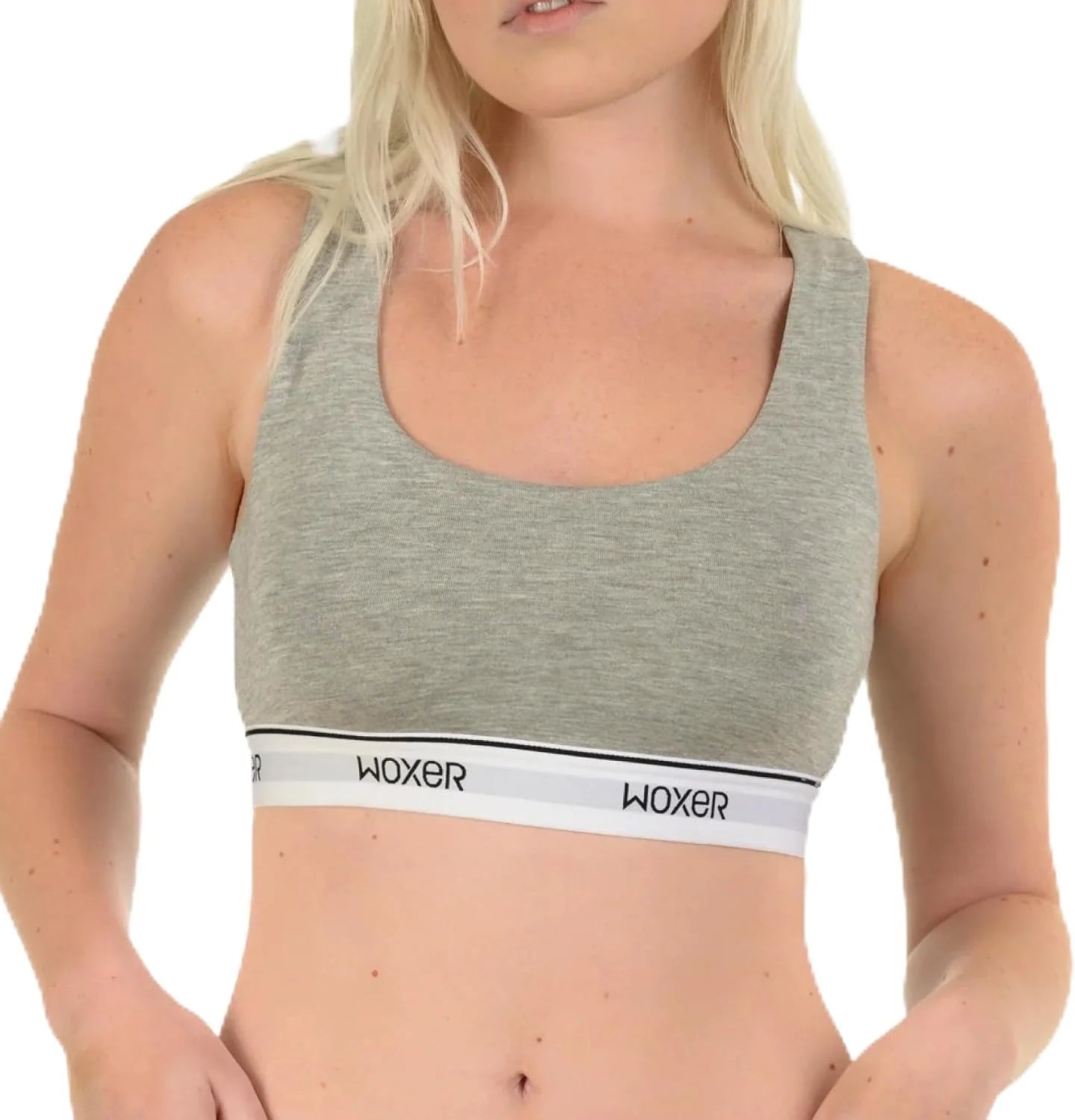 Woxer Boss Bralette for Women – Wireless, Seamless Racerback – Modal Sports Bra, Lounge, Sleep Bralette, Wireless Bra