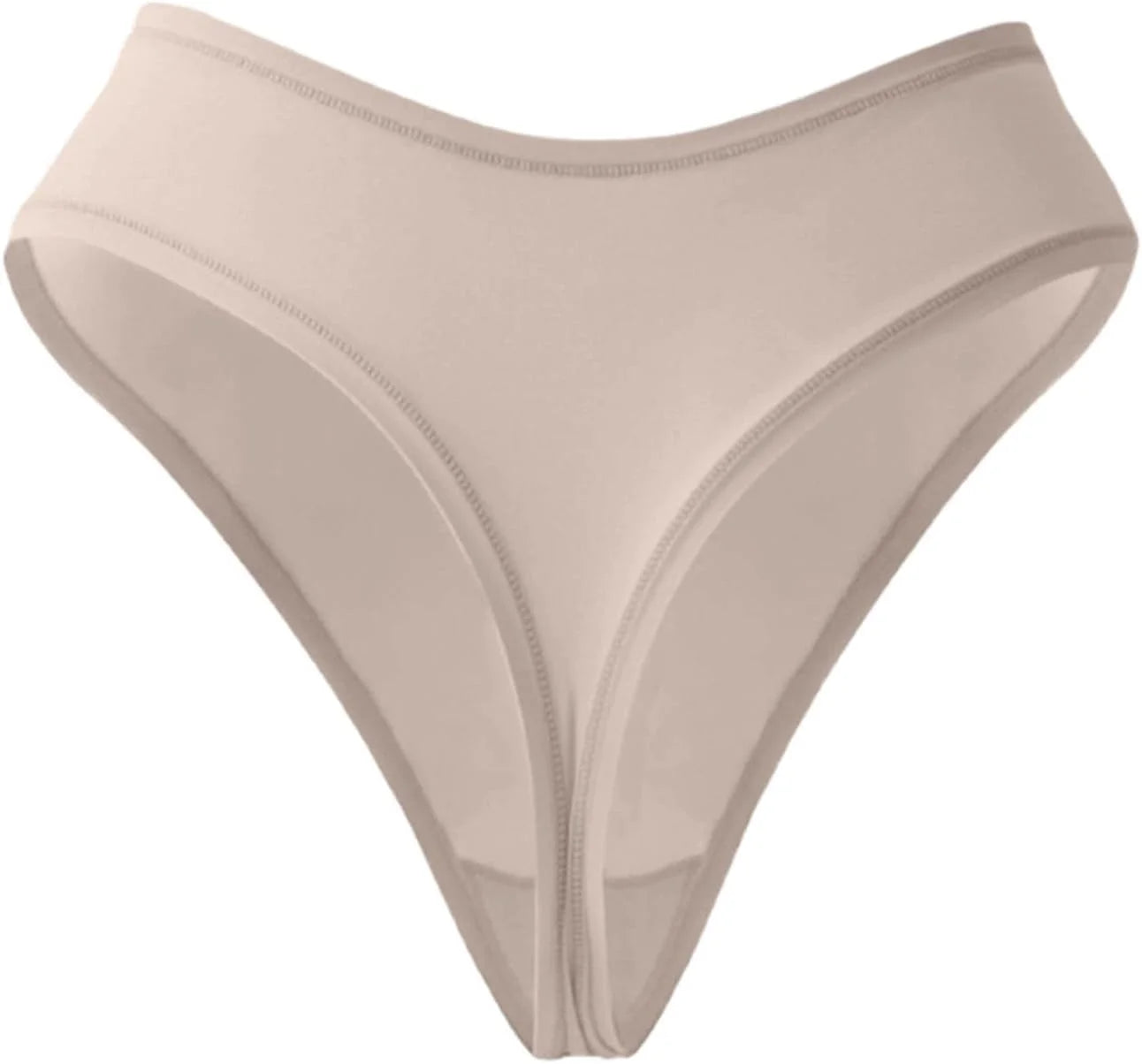 Seamless Solid Thong Panties for Women T Back Underwear