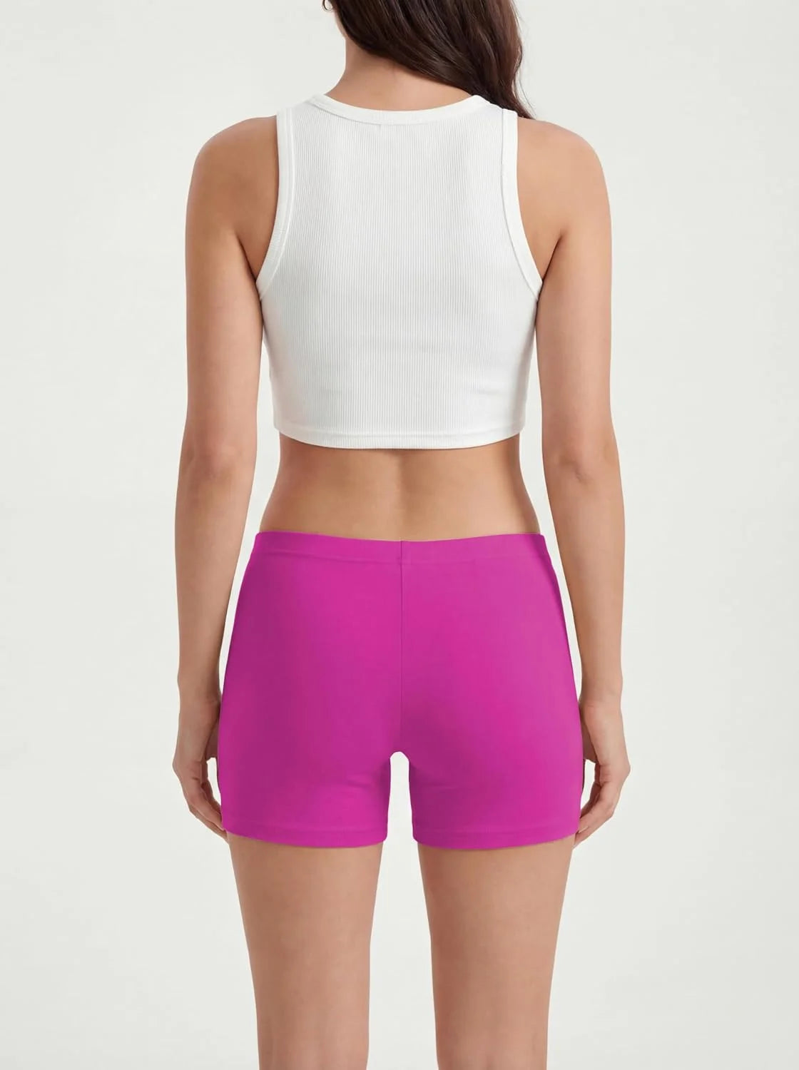 Sexy Basics Women's Ultra Soft Mini Bike Short | Spandex Workout Trunk Boxer | Multi Packs & Colors