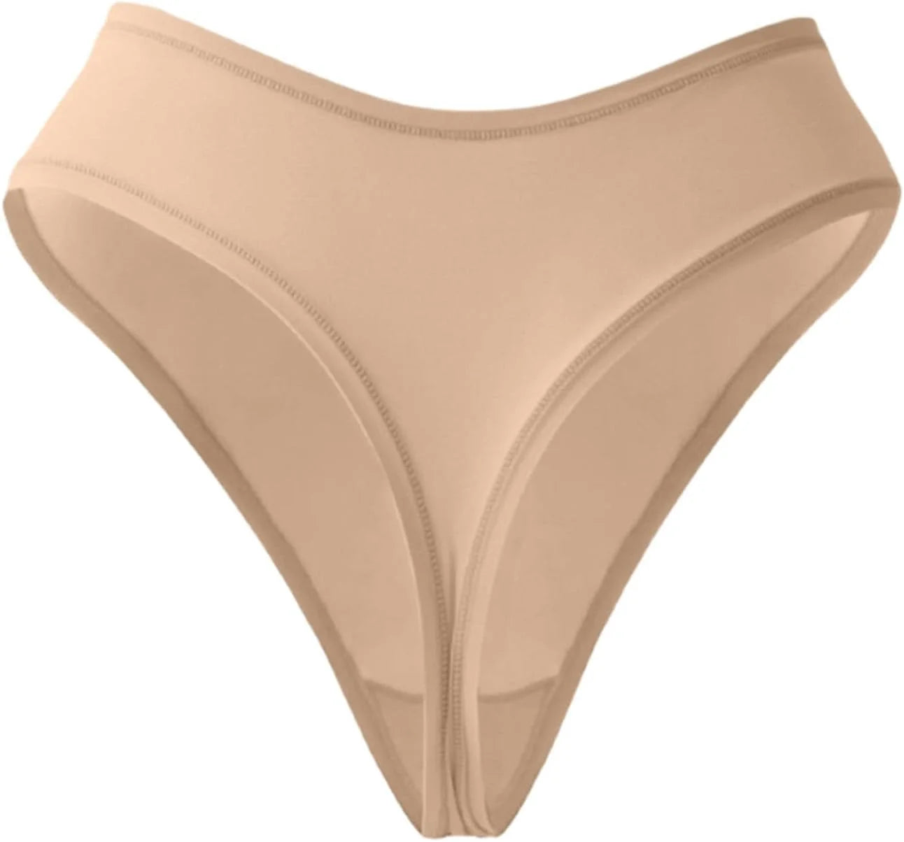 Seamless Solid Thong Panties for Women T Back Underwear