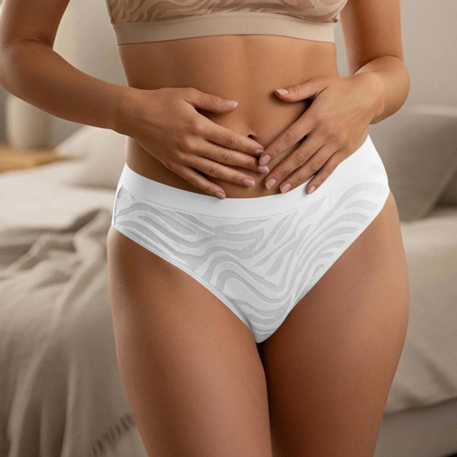 Womens Seamless Yoga Thong Low Waist Sexy Brief Underwear