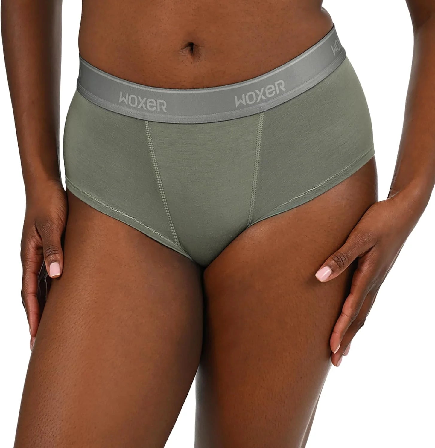 Woxer Women’s Classic Seamless Boyshort Panties, Soft Modal Fabric with No Roll Inseam, Chafe-Free, Breathable Design