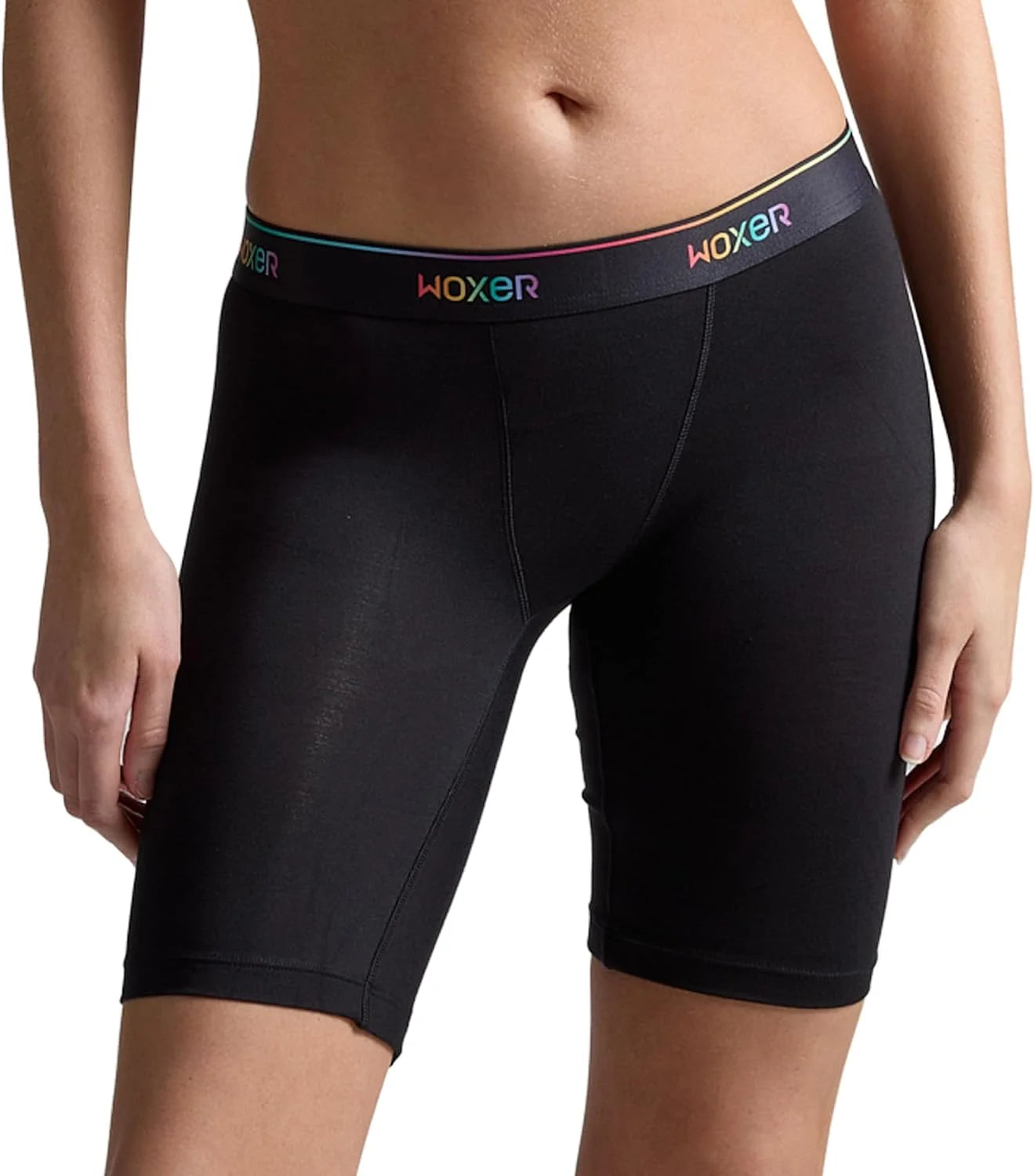 Woxer Womens Boxers - Biker 9" Boy Shorts Underwear for Women, Modal Boxer Briefs, Chafe Free, Womens Underwear