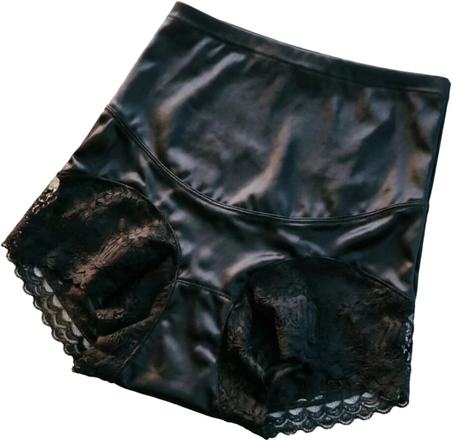 Lace Patchwork High Waisted Sexy Shapewear Panties for Women