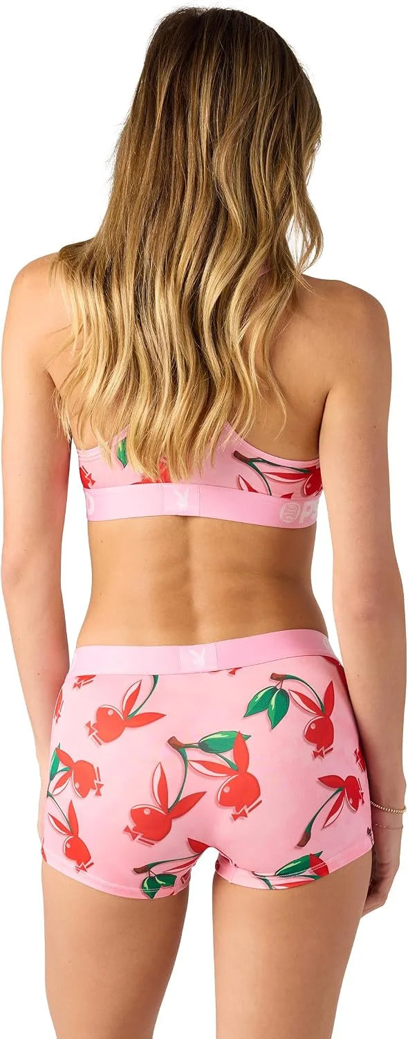 PSD Women's Various Print Boy Shorts - Full Coverage Women's Underwear - Comfortable Stretch Panties for Women