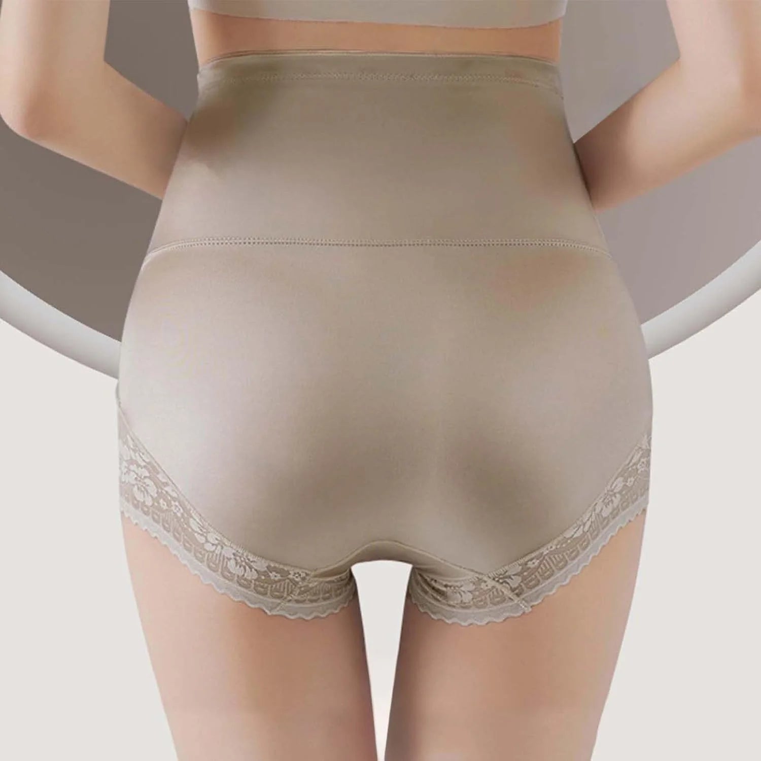 Seamless High Waisted Shapewear Briefs for Women Underwear