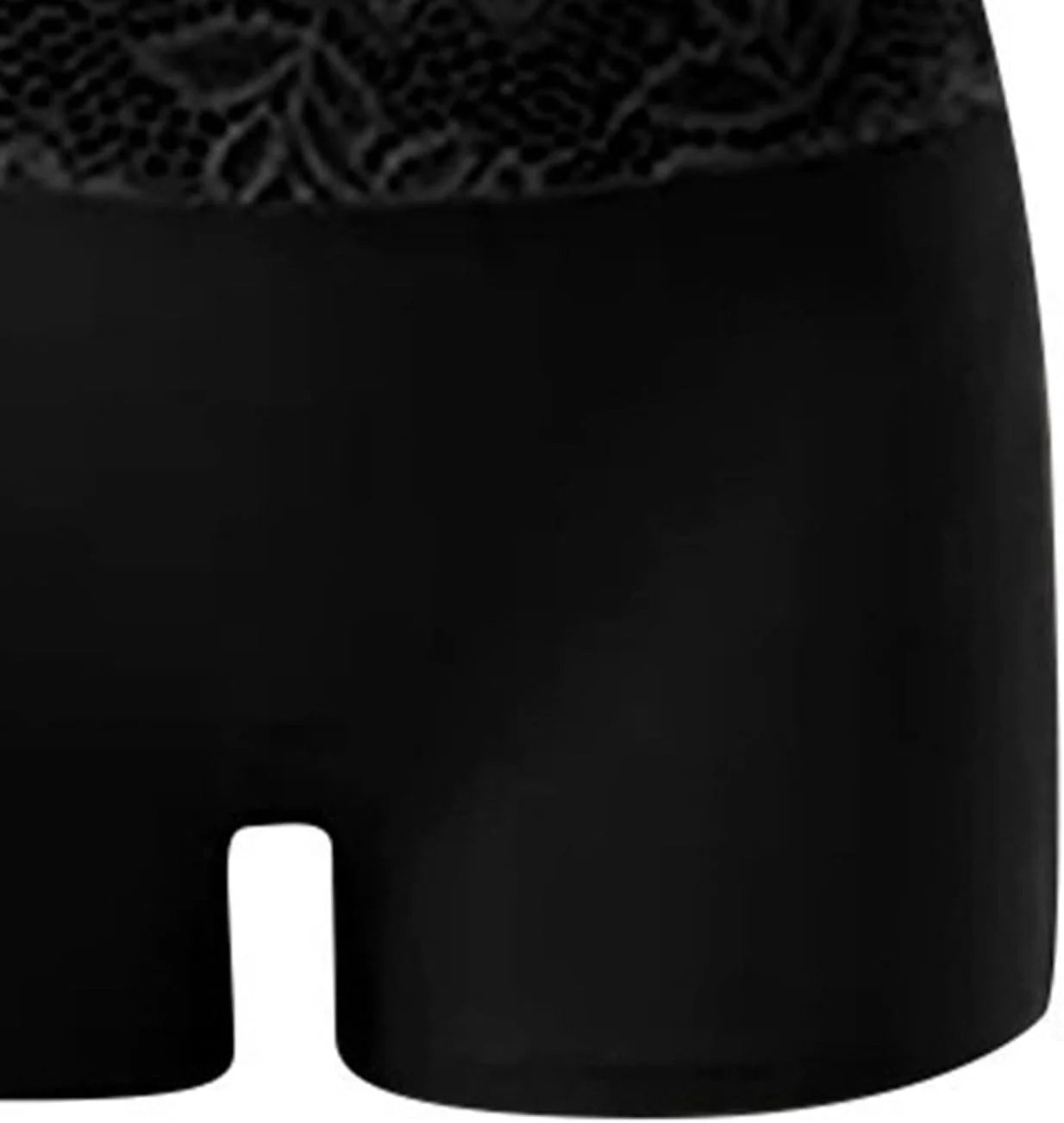 Women's Tummy Control Shapewear Shorts - Lace Patchwork High Waisted Body Shaper Slimming Underwear Boxer Briefs