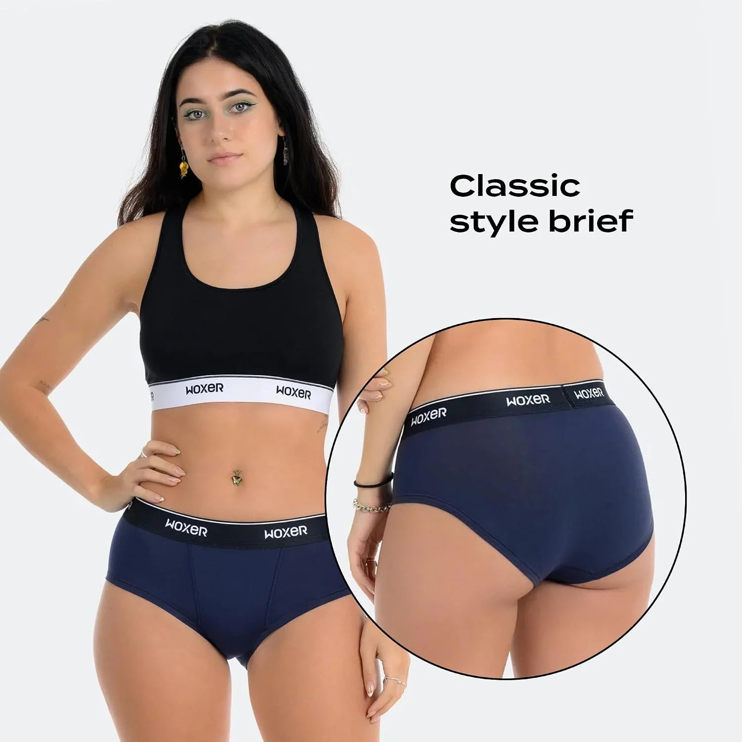 Woxer Women’s Classic Seamless Boyshort Panties, Soft Modal Fabric with No Roll Inseam, Chafe-Free, Breathable Design