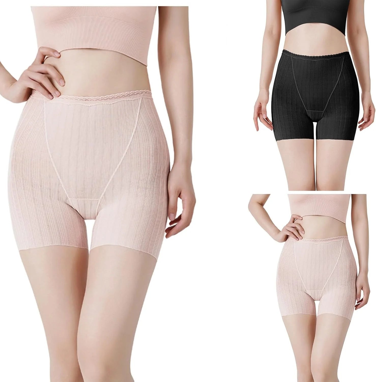 Women's Cotton Boyshorts Underwear Full Coverage Boxer Briefs Breathable Lounge Bottom Panties