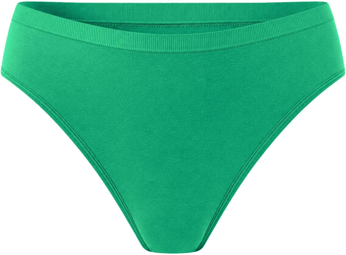 High Waisted Solid Underwear for Women Sexy Breathable Panties