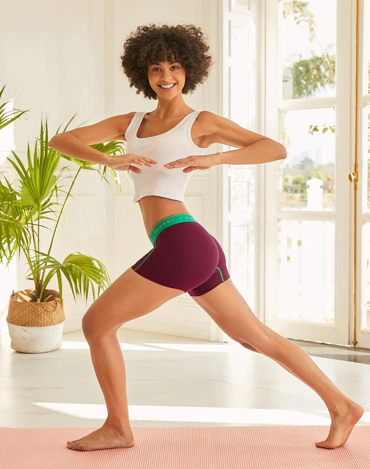 INNERSY Women's Cotton Boyshorts Underwear 3-Pack