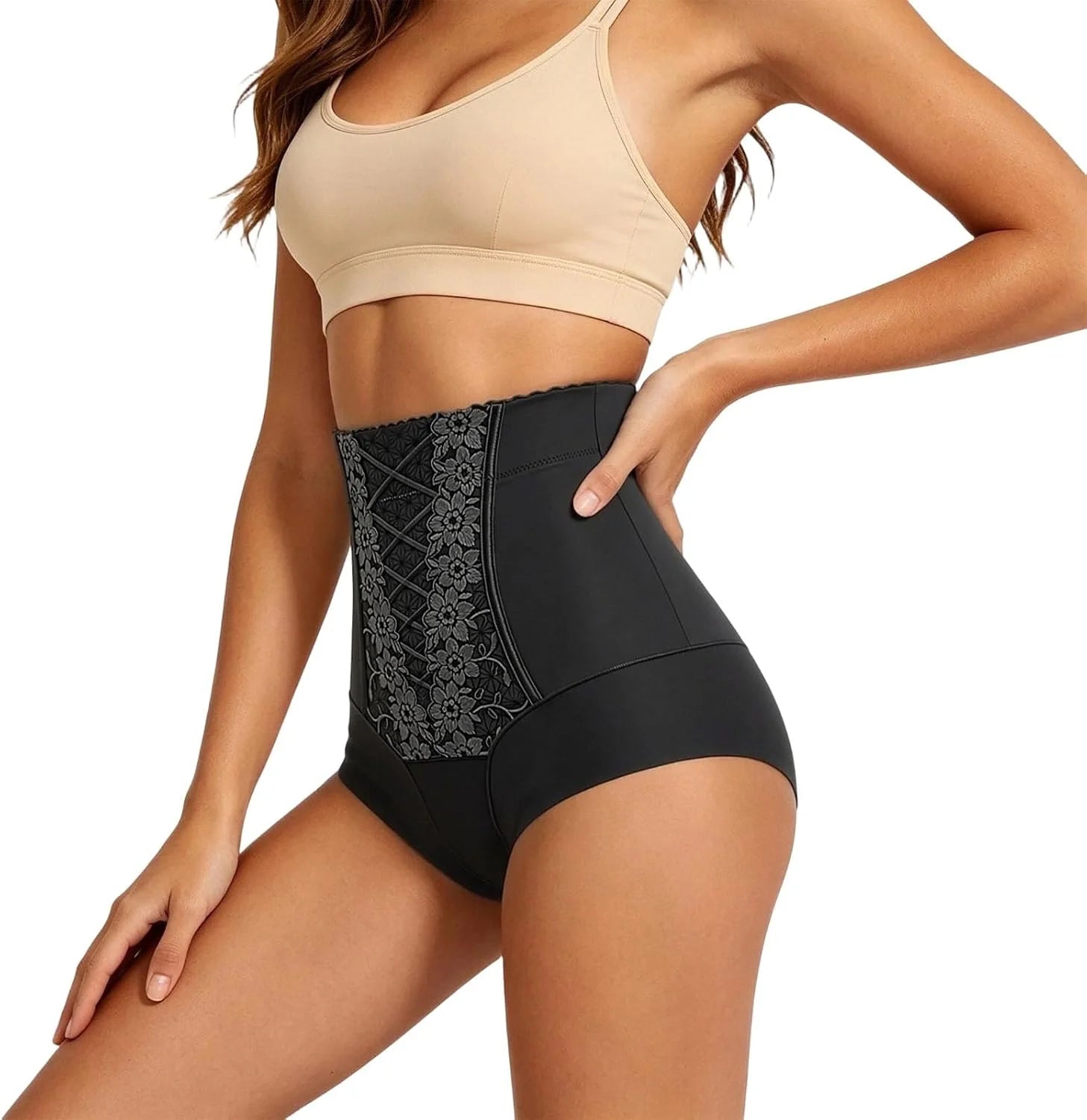 High Waist Shapewear Briefs for Women Tummy Control Shorts