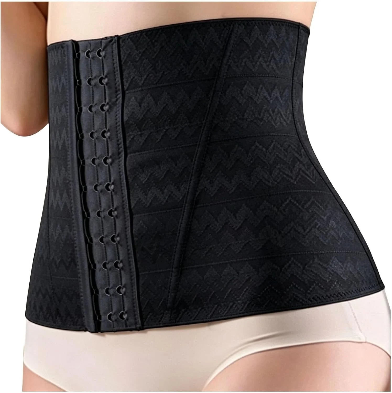 Womens High Waisted Shapewear Panties Adjustable Hook Closure