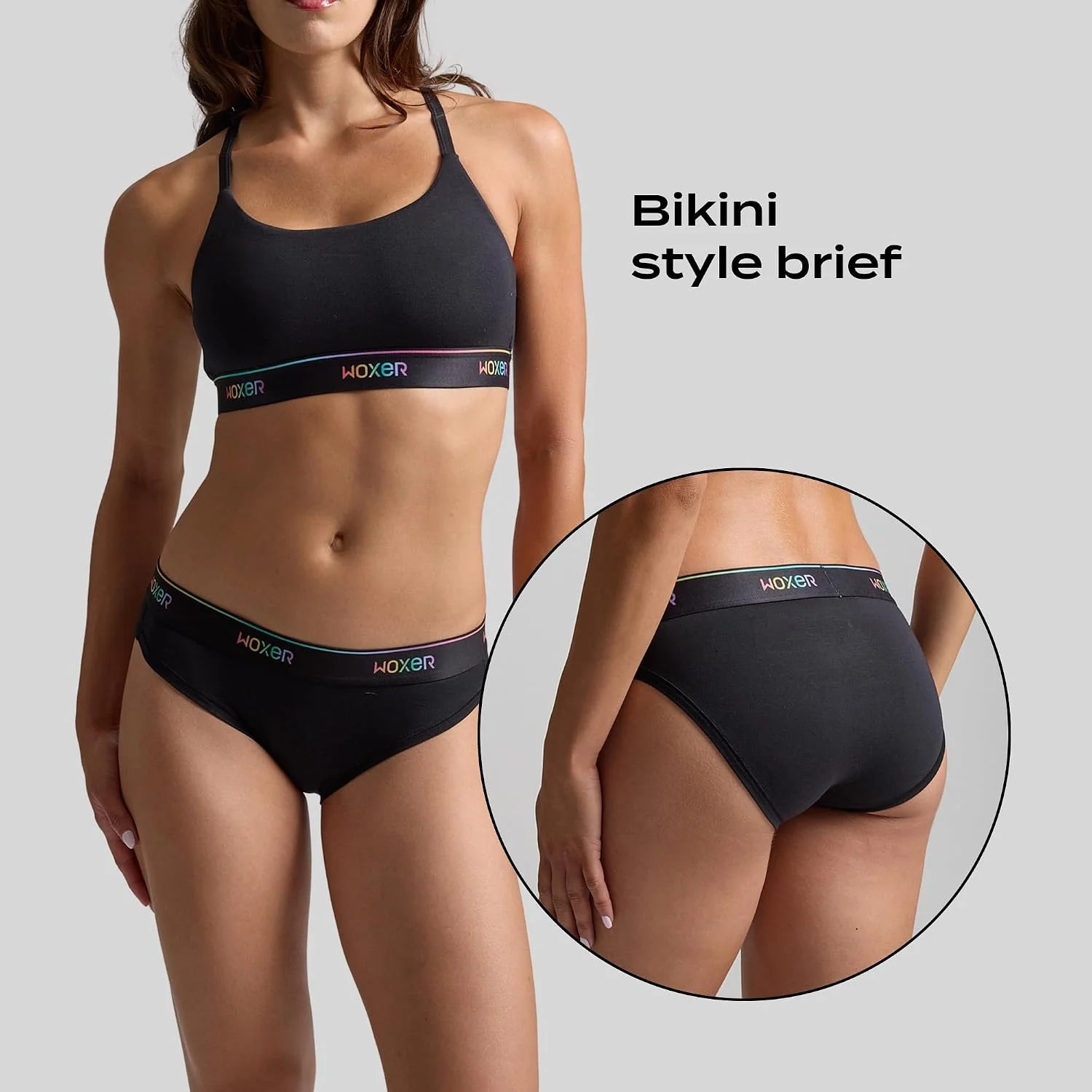 Woxer Women’s Seamless Bikini Underwear – Soft Modal, Chafe-Free, Moisture-Wicking Bikini Style Panties –Tag-Free Design