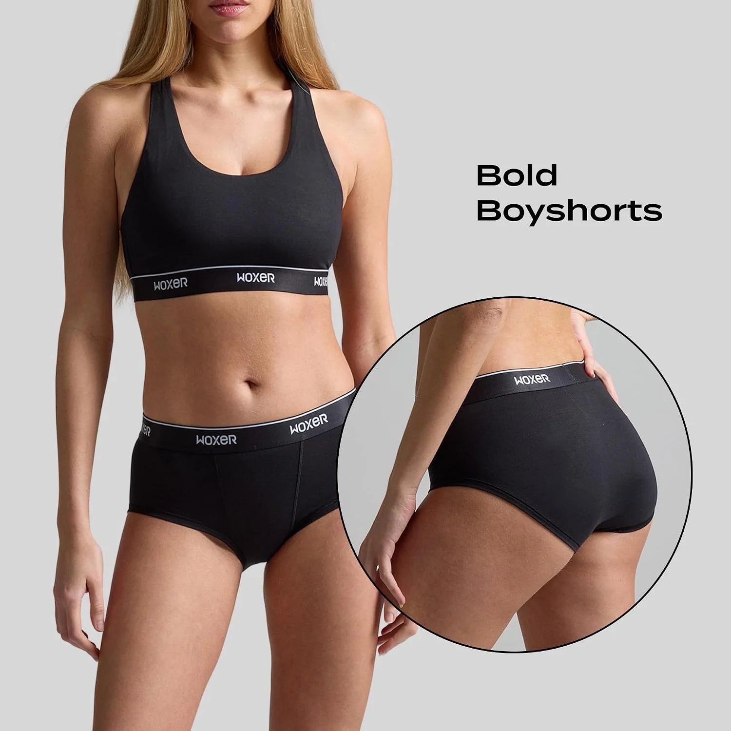 Woxer Women’s Classic Seamless Boyshort Panties, Soft Modal Fabric with No Roll Inseam, Chafe-Free, Breathable Design