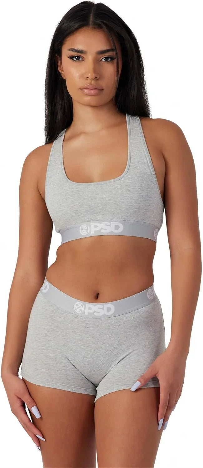 PSD Women's Various Print Boy Shorts - Full Coverage Women's Underwear - Comfortable Stretch Panties for Women