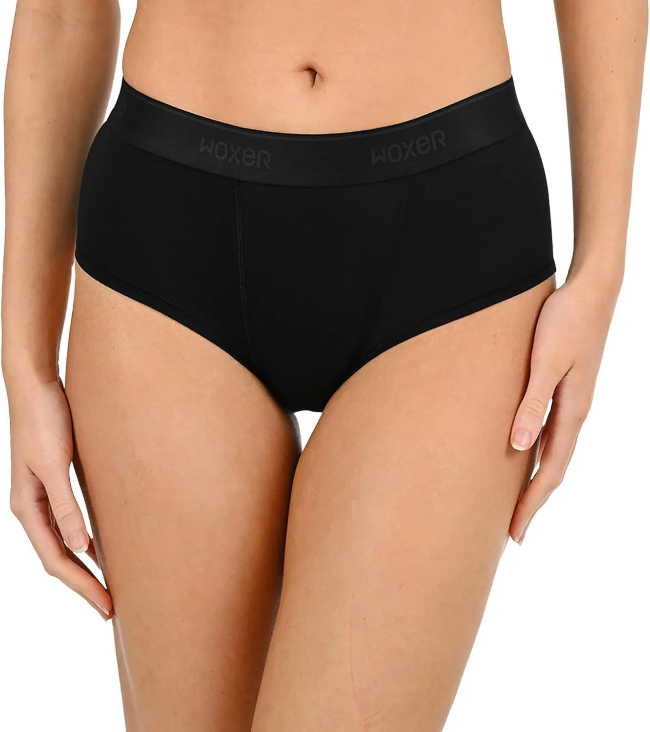 Woxer Women’s Classic Seamless Boyshort Panties, Soft Modal Fabric with No Roll Inseam, Chafe-Free, Breathable Design