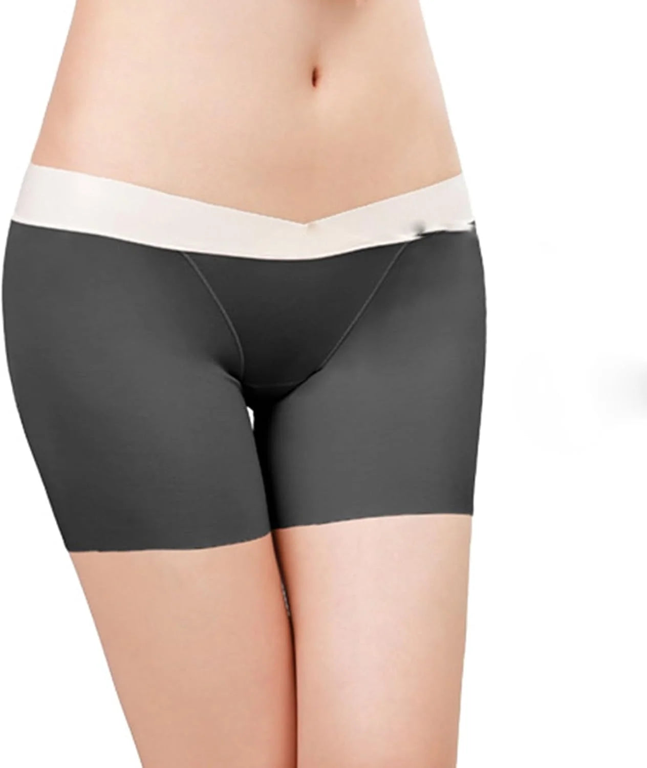 Women's Cotton Boyshorts Underwear Panties - Crossover Waist Full Coverage Boxer Briefs Breathable Lounge Bottom