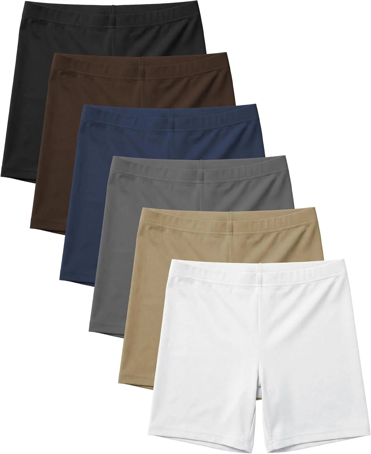 Sexy Basics Women's Ultra Soft Mini Bike Short | Spandex Workout Trunk Boxer | Multi Packs & Colors