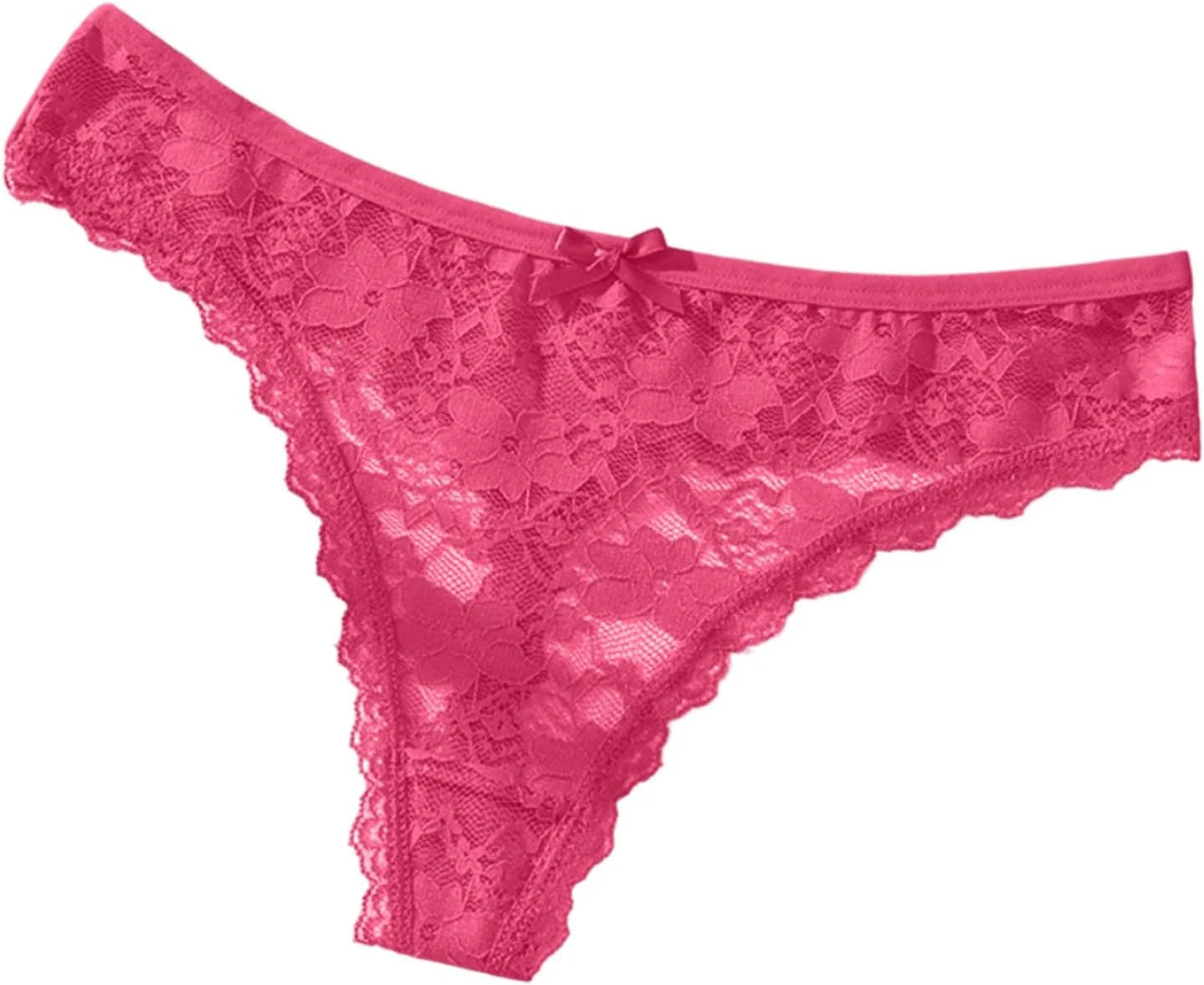Sexy Lace Bow Low Waist Panties for Women Underwear Brief