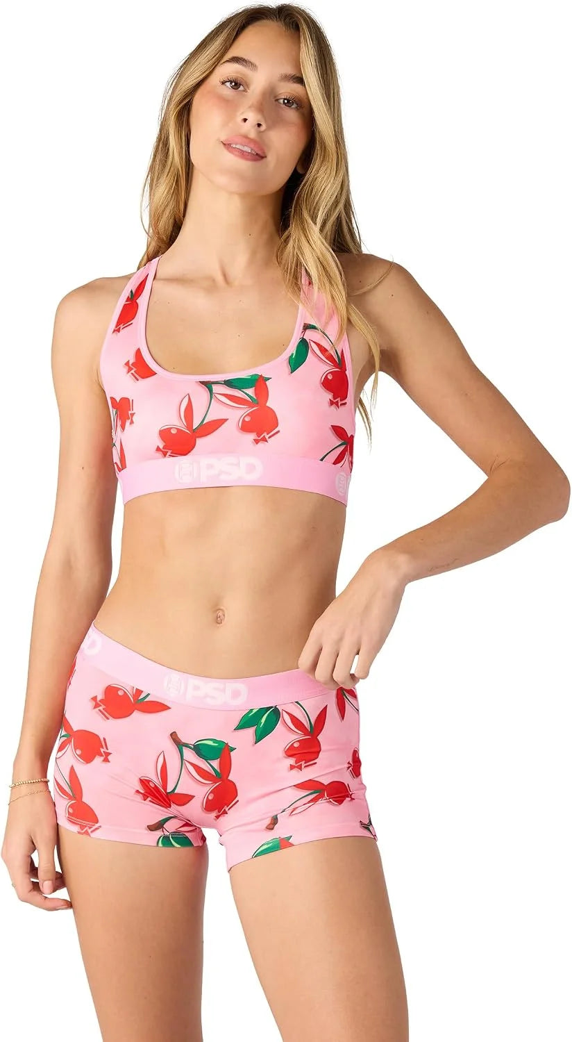PSD Women's Various Print Boy Shorts - Full Coverage Women's Underwear - Comfortable Stretch Panties for Women