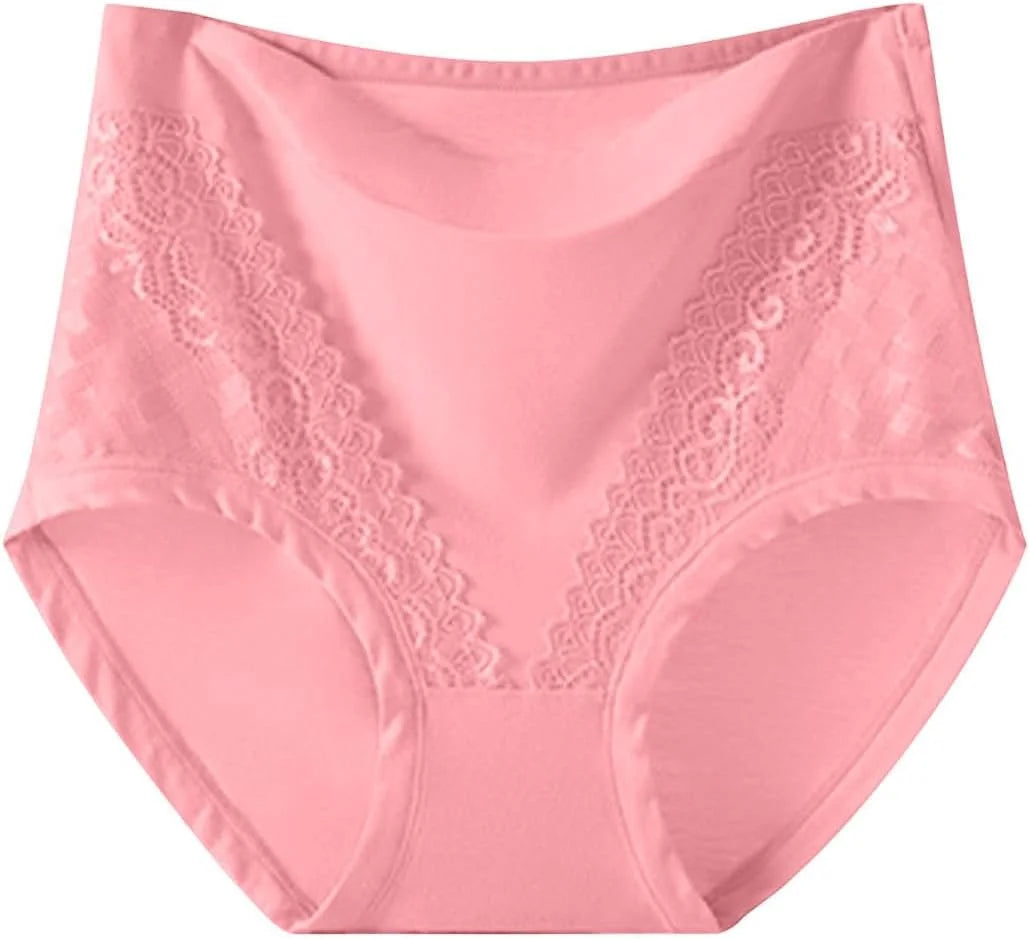 Plus Size High Waisted Briefs for Women Breathable Underwear