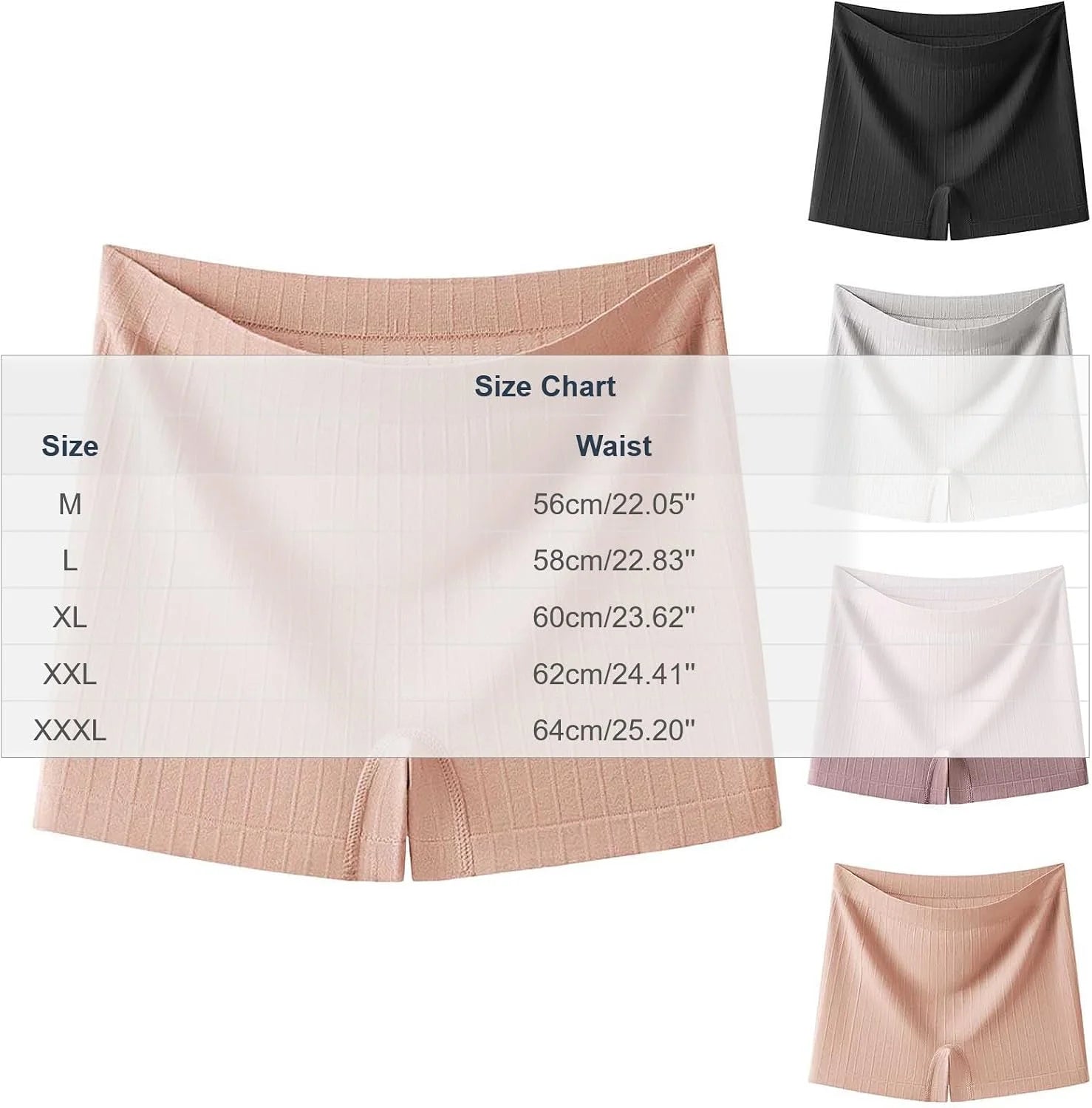 High Waist Boyshorts Panties for Women Seamless Underwear Brief