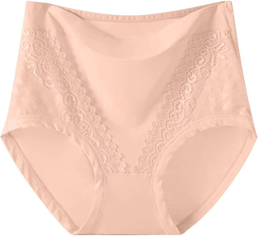 Plus Size High Waisted Briefs for Women Breathable Underwear