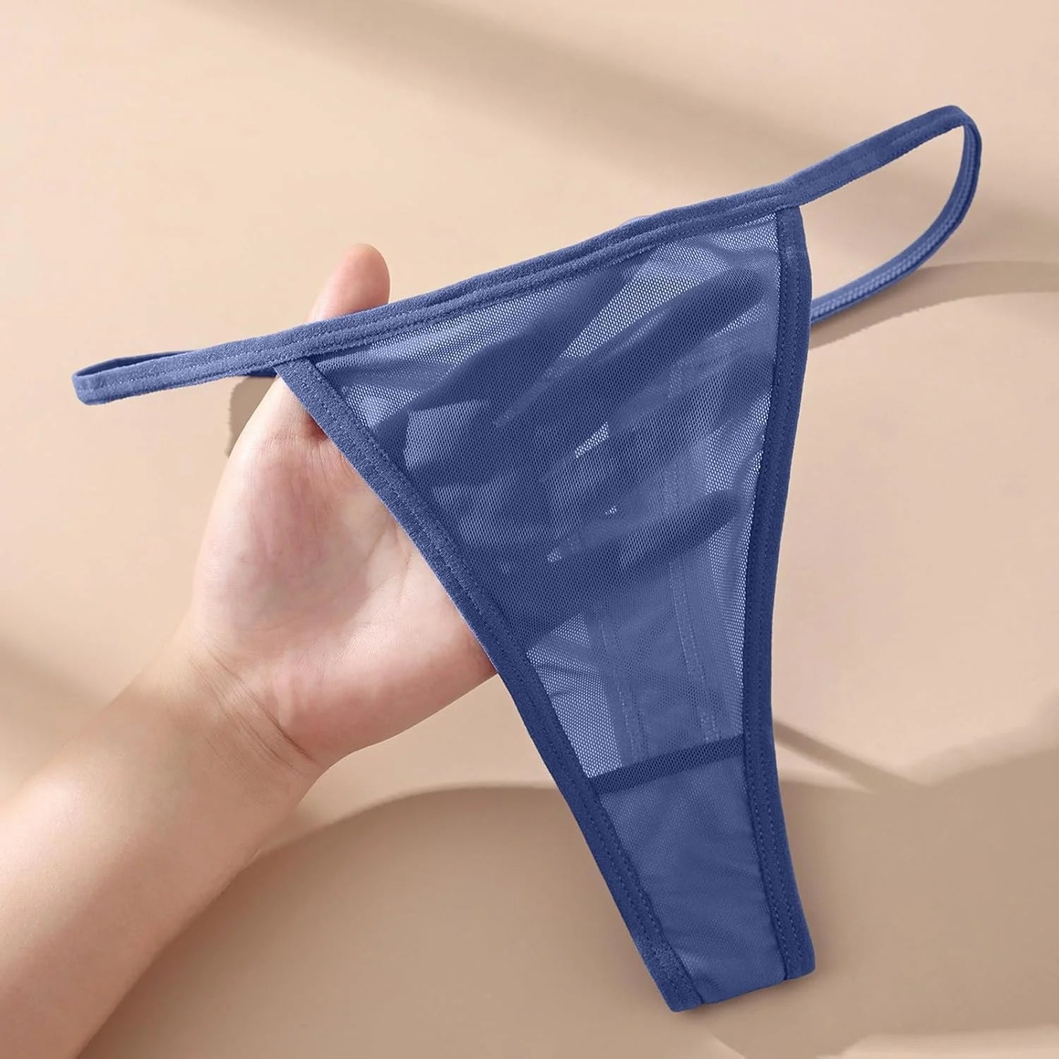 Seamless Mesh G-String Thong for Women Sexy Underwear Panties