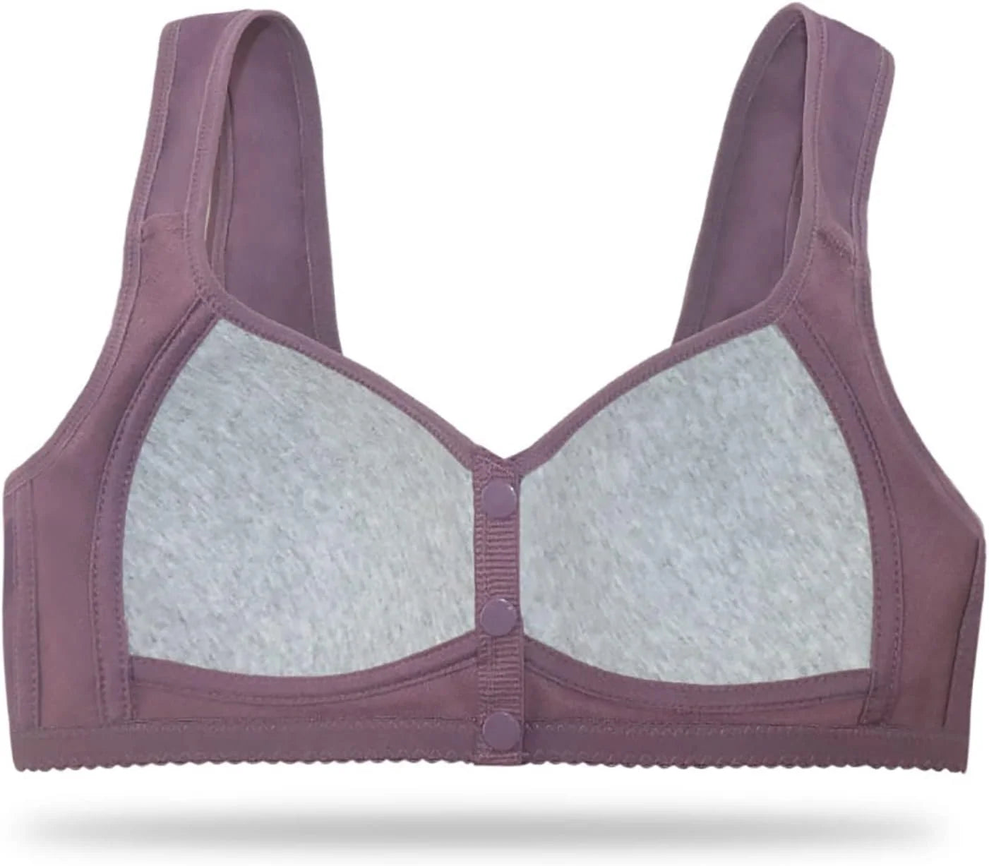 Daisy Bras for Older Women Front Button Close Convenient Everyday Bra 2025 New Comfortable No Underwire Gathering Bra